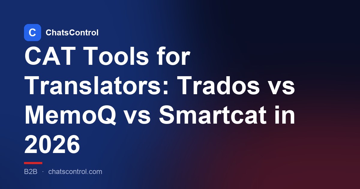 CAT Tools for Translators: Trados vs MemoQ vs Smartcat in 2026