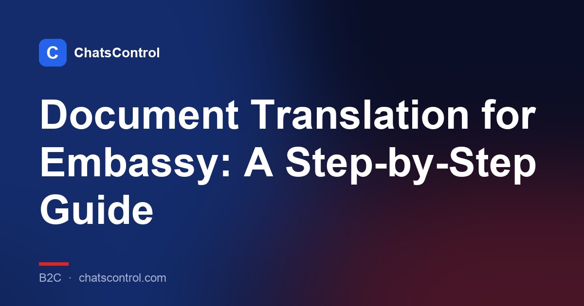 Document Translation for Embassy: A Step-by-Step Guide