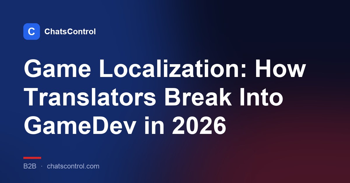 Game Localization: How Translators Break Into GameDev in 2026