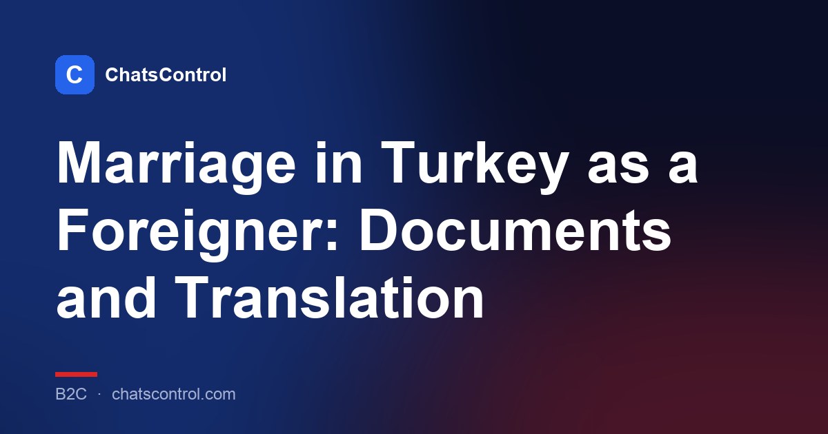 Marriage in Turkey as a Foreigner: Documents and Translation