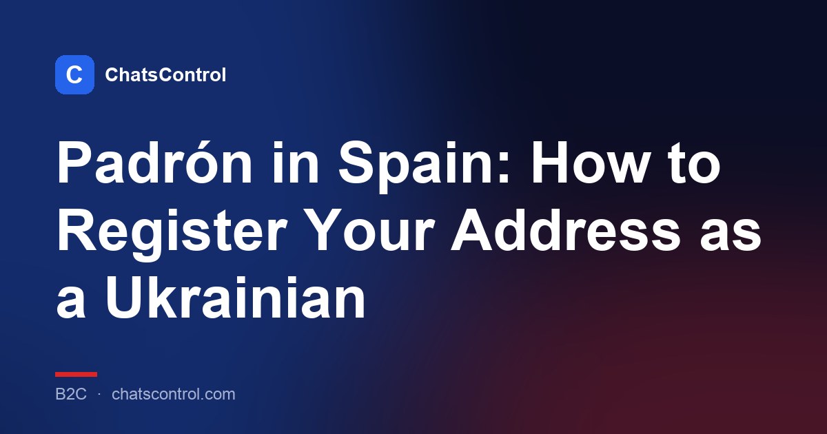 Padrón in Spain: How to Register Your Address as a Ukrainian
