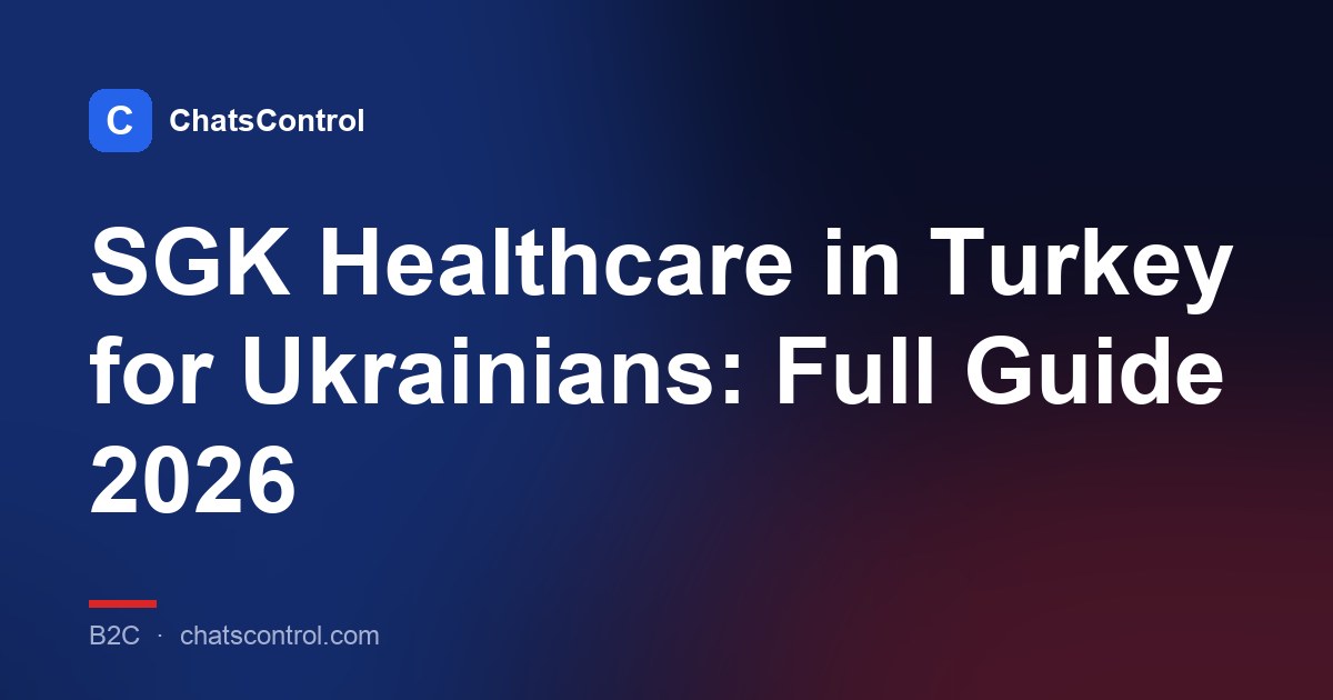 SGK Healthcare in Turkey for Ukrainians: Full Guide 2026