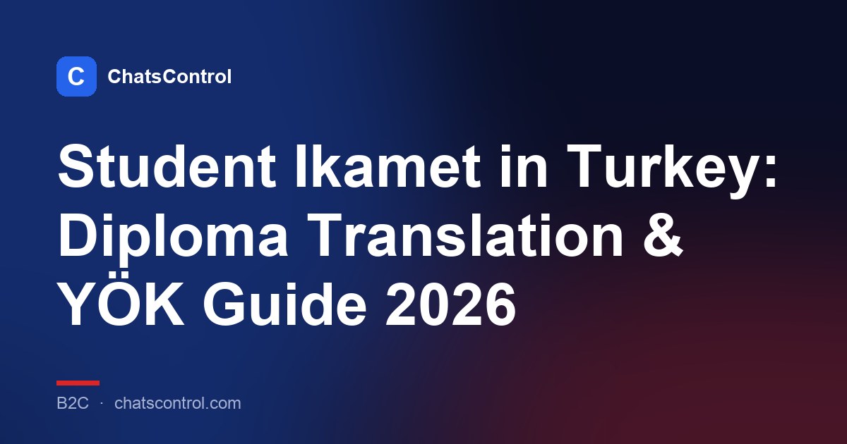 Student Ikamet in Turkey: Diploma Translation & YÖK Guide 2026