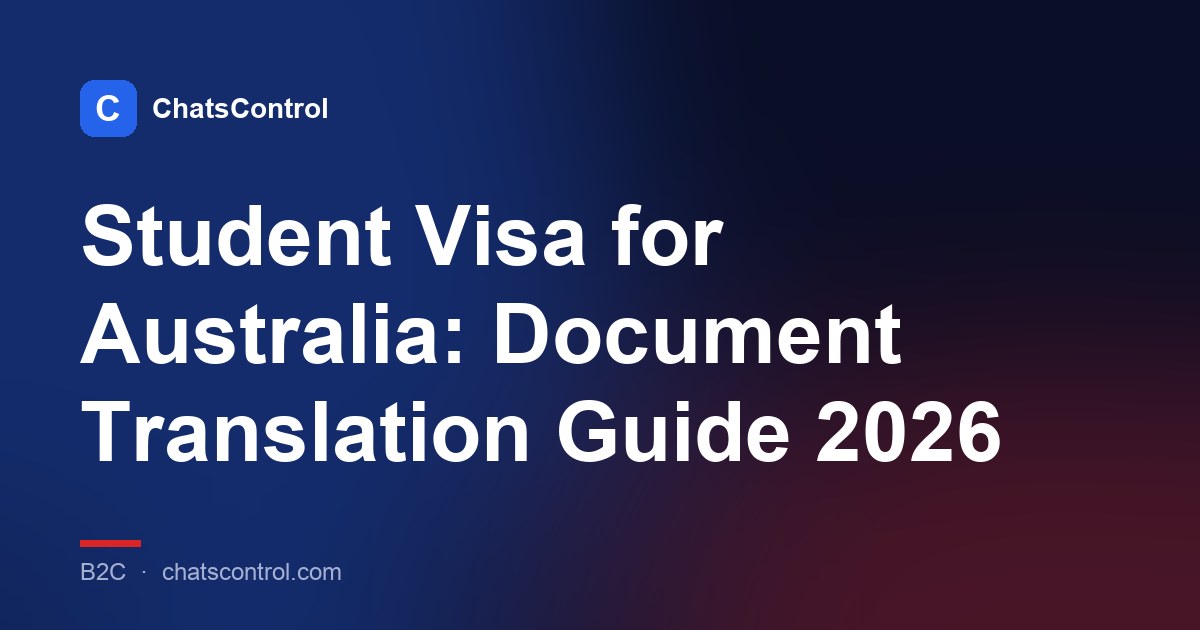 Student Visa for Australia: Document Translation Guide 2026