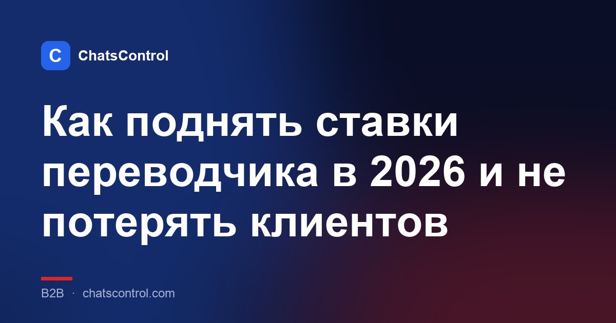Как поднять ставки переводчика в 2026 и не потерять клиентов