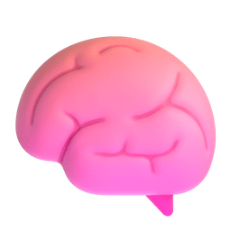 Brain emoji - intelligent AI