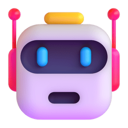 Robot emoji - AI automation