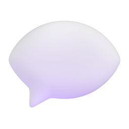 Speech balloon emoji - review and respond